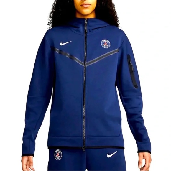 Nike PSG Paris Saint Germain Tech Fleece Warm Up Training Full Set ⚽️ - Picture 13 of 13
